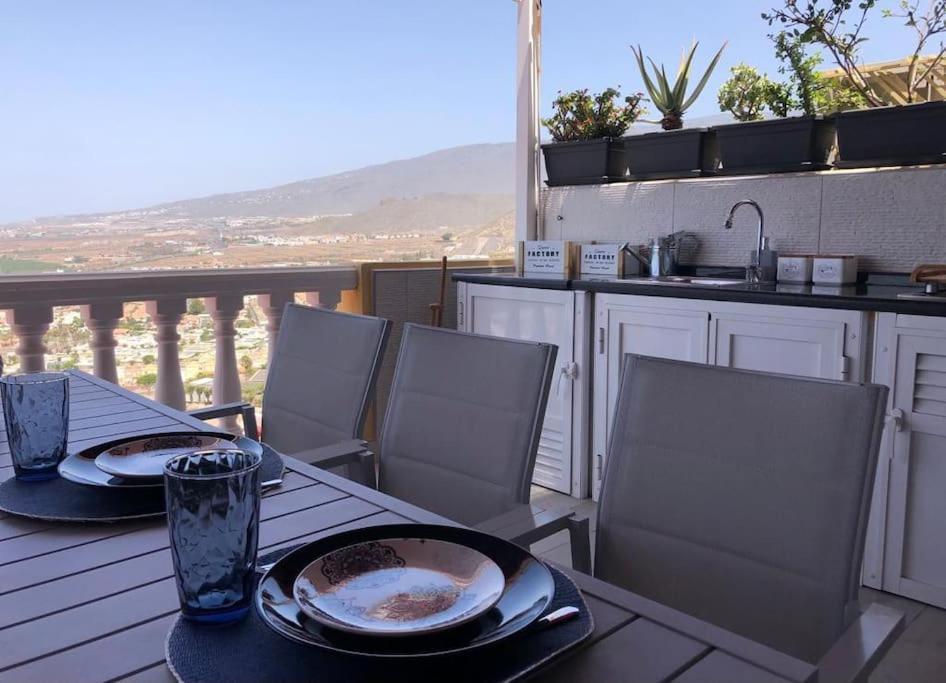 Apartamento Con Impresionantes Vistas Y Piscina Costa Adeje  Eksteriør billede